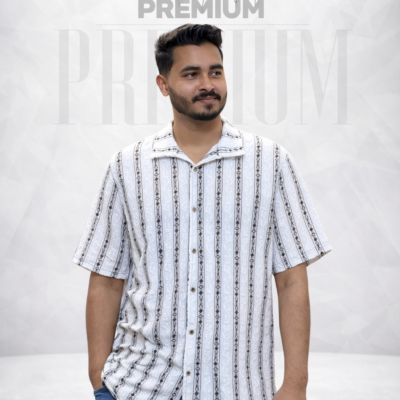 Men’s Premium Stripe Half Sleeve Shirt