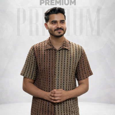 Men’s Premium Stripe Half Sleeve Shirt