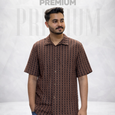 Men’s Premium Stripe Half Sleeve Shirt