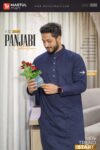 Premium Cotton Panjabi – Deep Navy Classic Edition