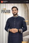 Premium Cotton Panjabi – Midnight Black Elegance