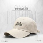 Hello Weekend Casual Premium Cap (Beige)