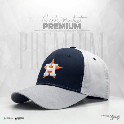 Classic Dual Tone Premium Cap (Navy & Grey)