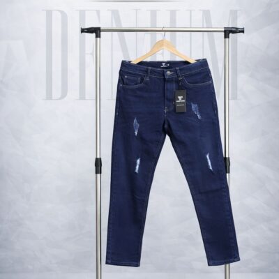 Men’s Premium Slim Fit Blue Denim Jeans