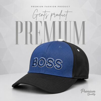 Hugo Boss Blue and Black Cap